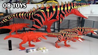 How to Paint your own Glow-in-the-Dark Mosasaurus Rex (3D Printed) T-Rex and Mosasaurus Hybrid Dino screenshot 5