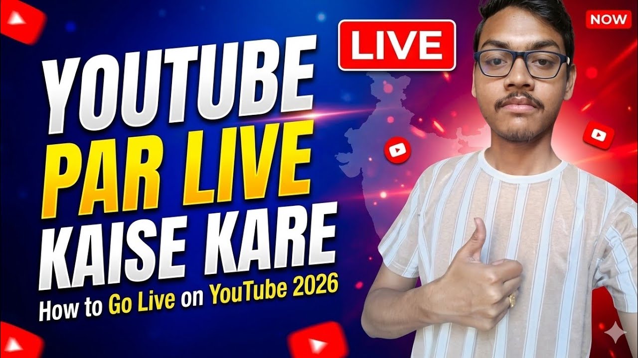 YouTube Par Live Kaise Kare | How to Go Live on YouTube 2026 (Step by ...