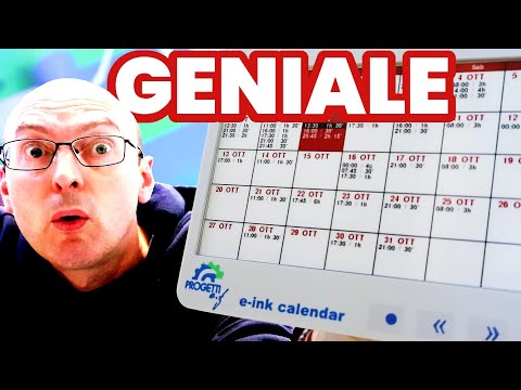 💡 BRILLIANT IDEA! E-ink paper calendar with @MattleyIt
