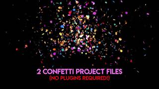 Confetti no Plugins - After Effects Template