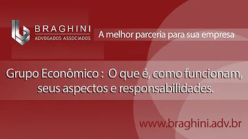 Como comprovar um grupo econômico?