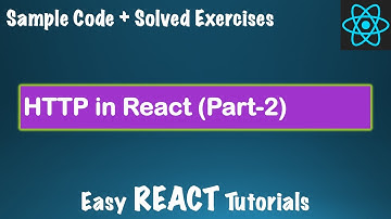 React JS Tutorial - HTTP-2 Lesson#13  - Login, Logout, LocalStorage, Protected Routes
