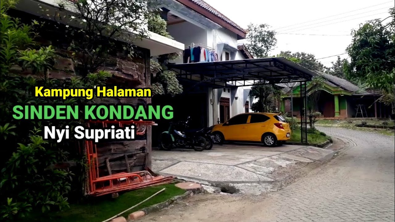 Kampung halaman Rumah tinggal Sinden Kondang Waranggono Tayub Supriyati Bojonegoro Jatim.