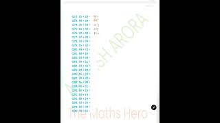 Vedic maths, addition by beginner, practice video #maths #learning #quants #bankingexams