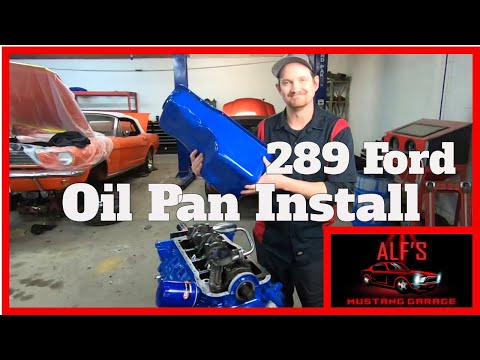 How to Install Engine Oil Pan – Rebuild the 289 Ford – Part 12