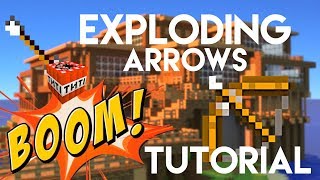 EXPLODING Arrows Tutorial - Commandblock contraption