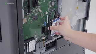 CS920/CX920 Series—Installing a hard disk drive (with filter cover)