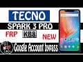 Bypass google account on Tecno Spark 3 Pro frp bypass  New & Easy Method || No App or PC ||