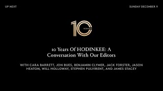 H10 Livestream: 10 Years Of HODINKEE – A Conversation With Our Editors