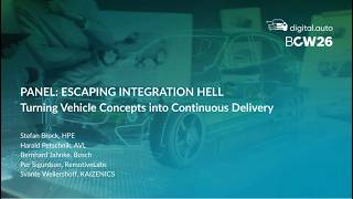 Escaping Integration Hell: Turning Vehicle Concepts into Continuous Delivery