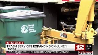 Henrico County expanding trash collection services
