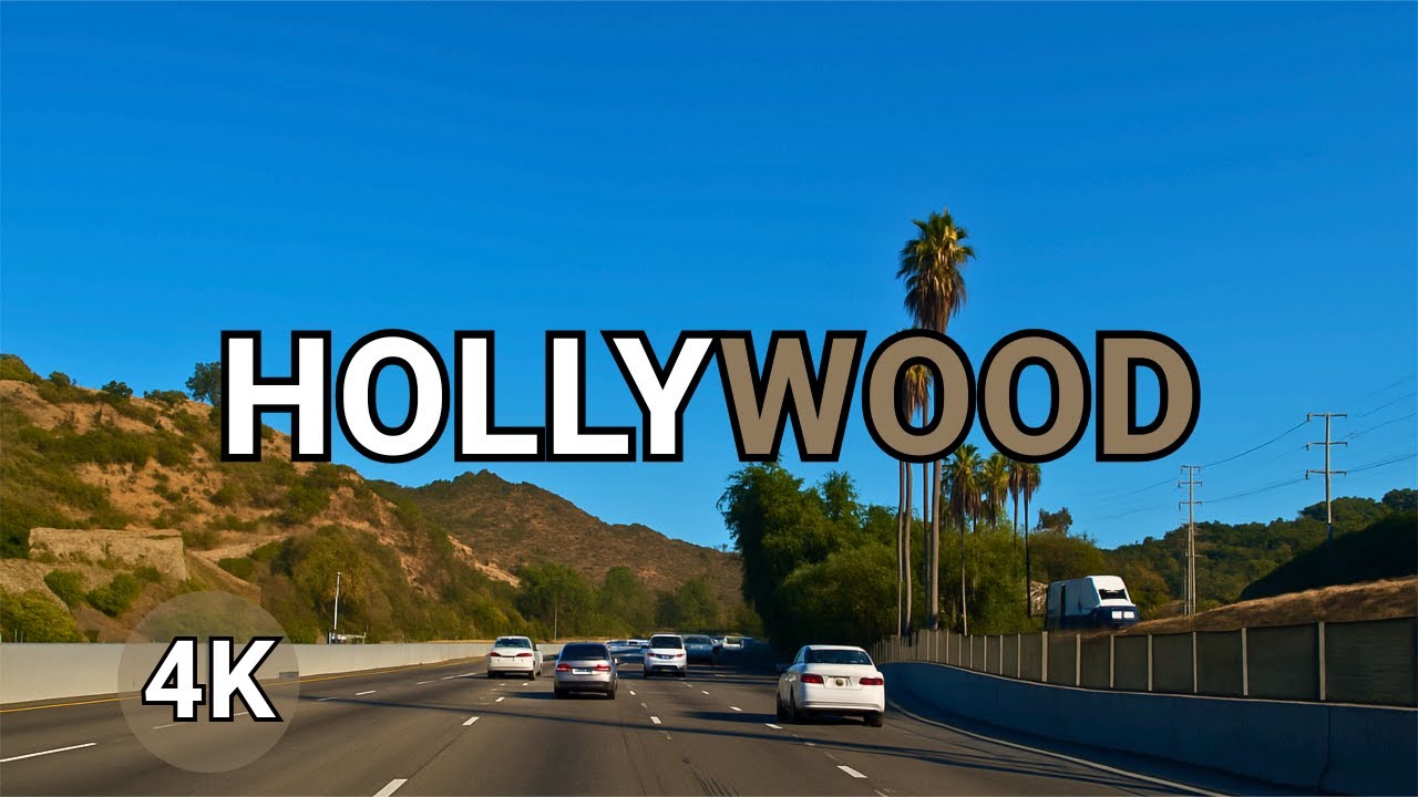 Los Angeles - Santa Clarita Into Hollywood (4K POV)