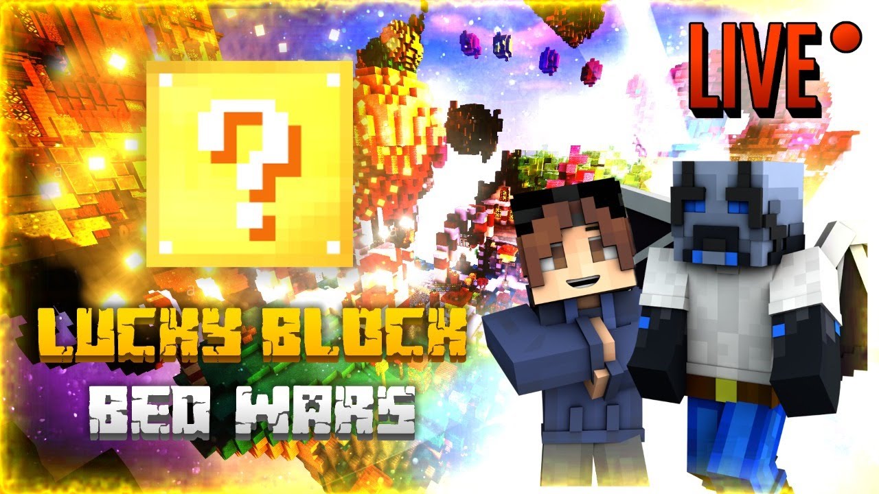 Playing Lucky Block Bedwars With Fans! - Livestream!