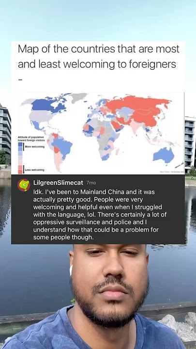 Geographical Map of Countries Ranked by Welcoming Attitudes