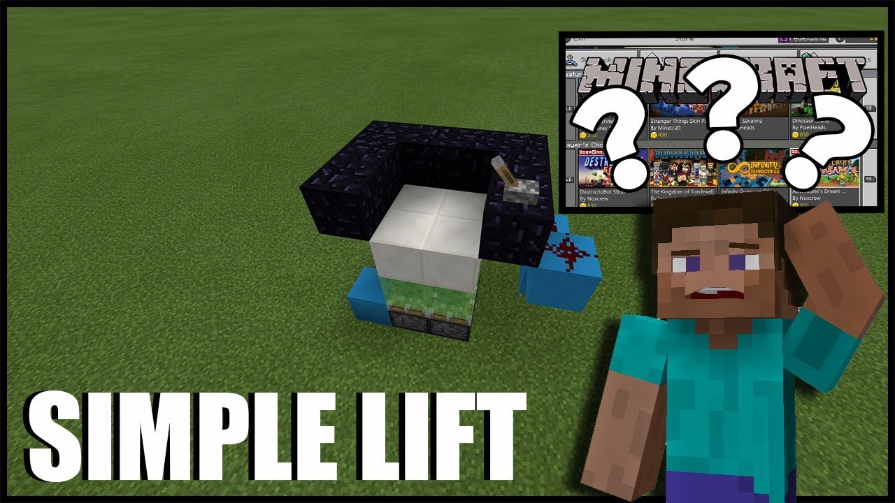 The New Minecraft Is Confusing Simple Lift Tutorial Youtube Minecraft Tutorial The New Minecraft Minecraft Designs