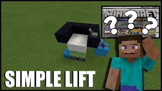 The New Minecraft is CONFUSING! Simple Lift Tutorial
