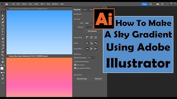 How to Make a Sky Gradient with Adobe Illustrator