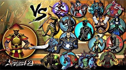 Shadow Fight 2 Set Of Sentinel Vs All Bosses