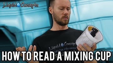 HOW TO READ A PAINT MIXING CUP | Liquid Concepts | Weekly Tips and Tricks