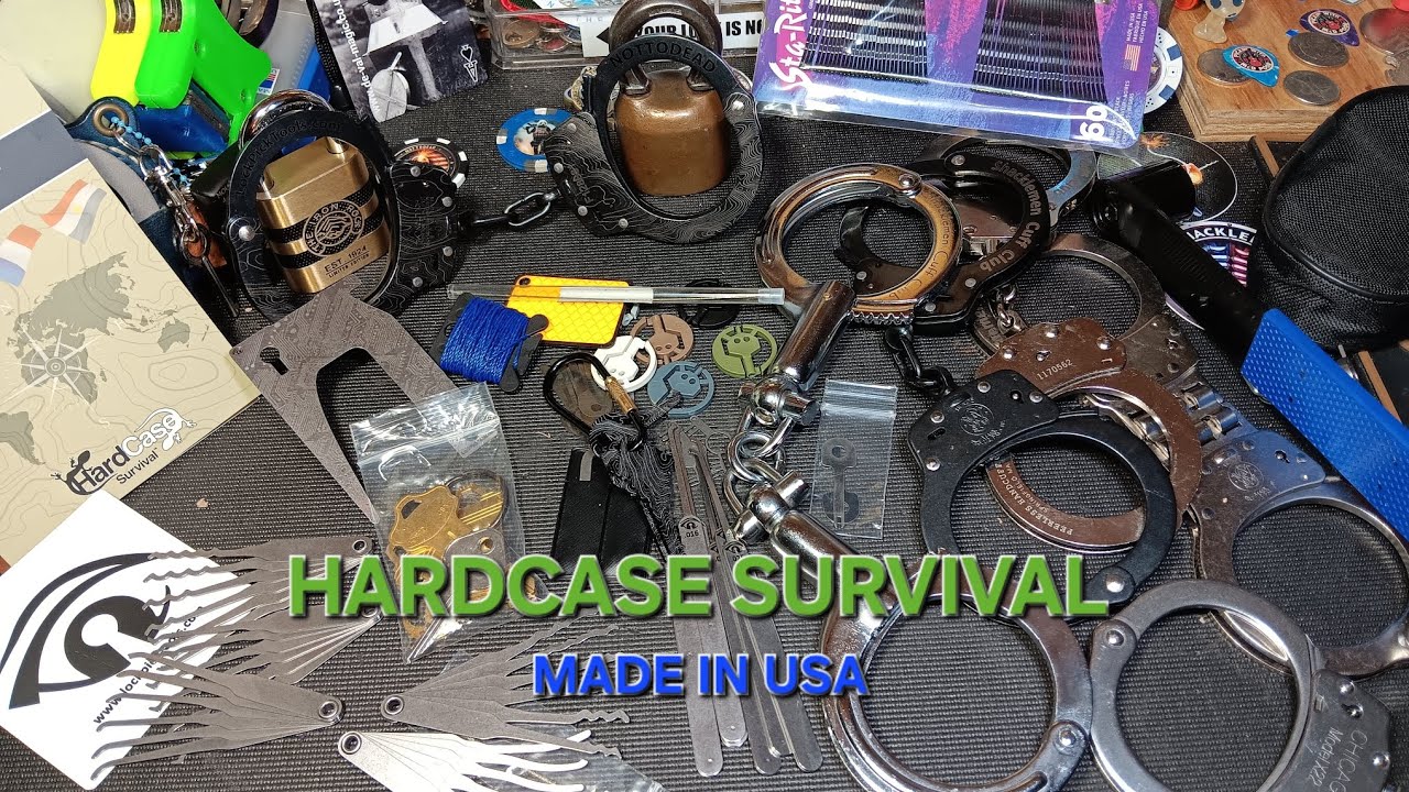 Hardcase Survival Huge Custom Order EDC,Lockpicks,