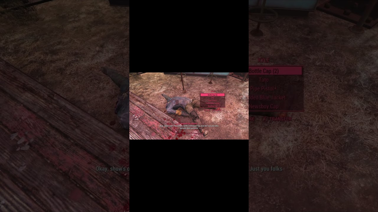 Pickpocketing Is Not A Viable De-escalation Tactic #shorts #funny #gaming #fallout #fallout4