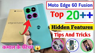 Motorola Edge 60 Fusion Top 20+ Hidden Features | Moto Edge 60 Fusion Tips &amp; Tricks | features 