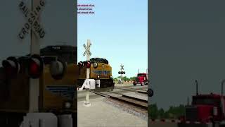 UP 7679 #trainsim #railfan #railcam #railroadcrossing
