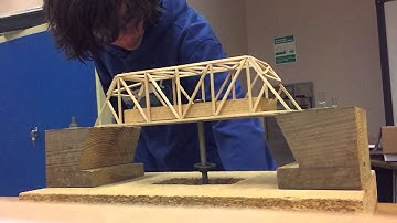 Tech Ed Balsa Bridge Test