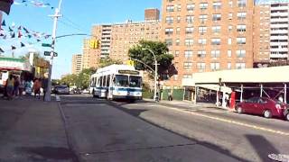 MTA Bus RARE: C40LF #801 training on the Q38 (passing 57 Av / 97 St)