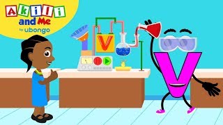 Meet Letter V! | Learn the Alphabet with Akili | Cartoons from Africa for Preschoolers