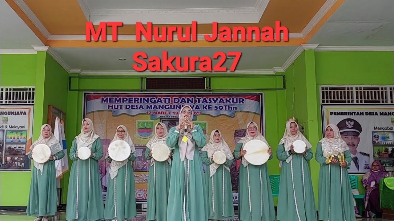 QASIDAH REBANA KEREN!!! SEMANGATNYA BIKIN JURI TERPANA PENAMPILAN MT NURUL JANNAH   MANGUNJAYA