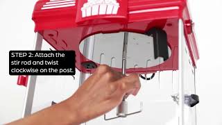 How To Assemble The Westbend Theater Popcorn Machine Step-By-Step Setup Guide