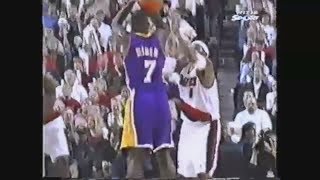 Isaiah Rider 13 Points 3 Ast Portland, 2000-01.