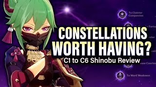 BEST Kuki Shinobu Constellations? C1 to C6 Comparison Showcase & Review | Genshin Impact 2.7 screenshot 3