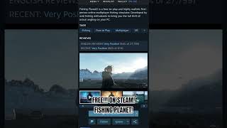 #shorts #freegames FREE!!! ON STEAM! FISHING PLANET!