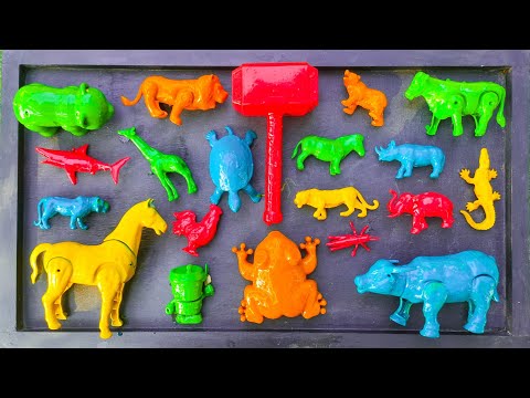 CLEANING Cow, elephant, mammoth, chimpanzee, rabbit, crocodile, chicken, duck, snake, kangaroo