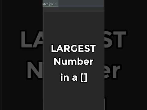 Largest Number in