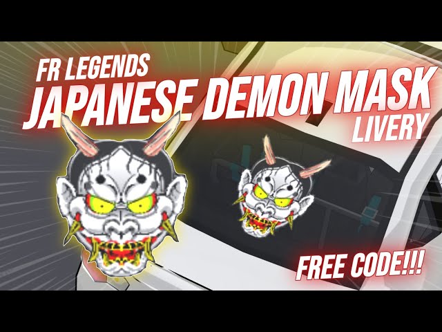 JAPANESE DEMON MASK 👹 FR Legends JAPANESE DEMON MASK LIVERY | Acrux A | Frl #382 class=