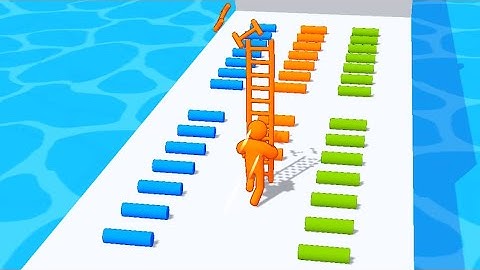 Ladder Master Color Run - All Levels Gameplay Android, iOS