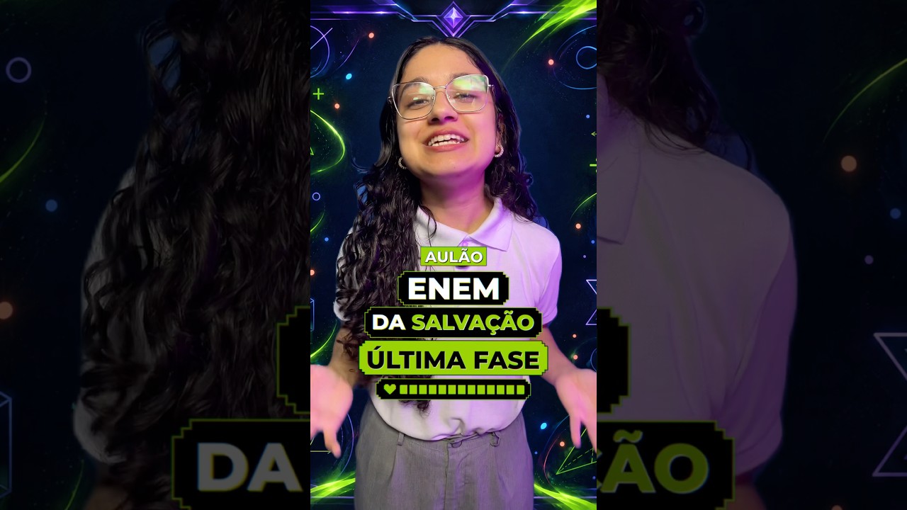 AULÕES PARA A RETA FINAL DO ENEM! 📚✨