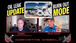 2027 CORVETTE OIL LEAK UPDATE & HOW TO DO BURN OUT MODE