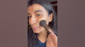 Different ways to blend foundation | Kabuki Brush | Buffing Brush | Damp Beauty Blender | Follow