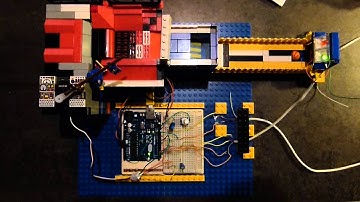 Playing with Arduino+LEGO - MiniGolf Hole