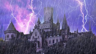 Addio allo stress per dormire all'istante con forti piogge e tuoni al castello di Marienburg screenshot 4