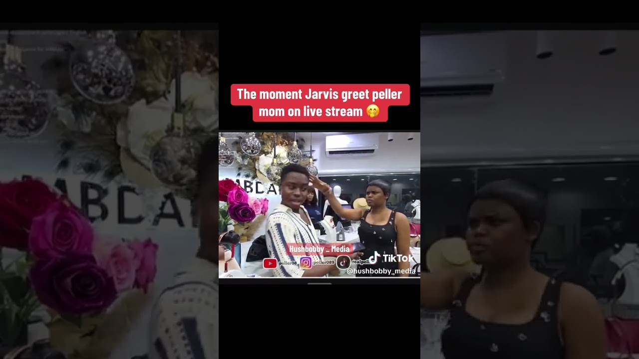 The moment Jarvis greet peller mom on live stream