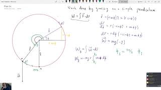 Phys 1a   Work done by gravity on a pendulum Wealth