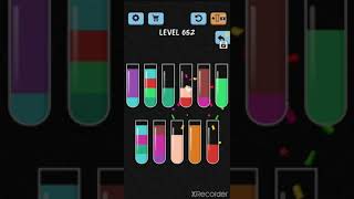 solve and solution water color sort game level 652