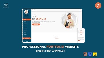 Devfolio Portfolio Website | Services Design (Part 7) | HTML CSS JavaScript