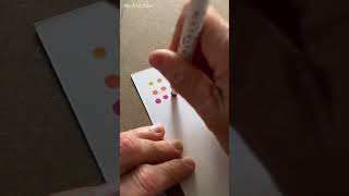 Swatching Zebra Mildliner Dots ✨ #markers #artsupplies #satisfying