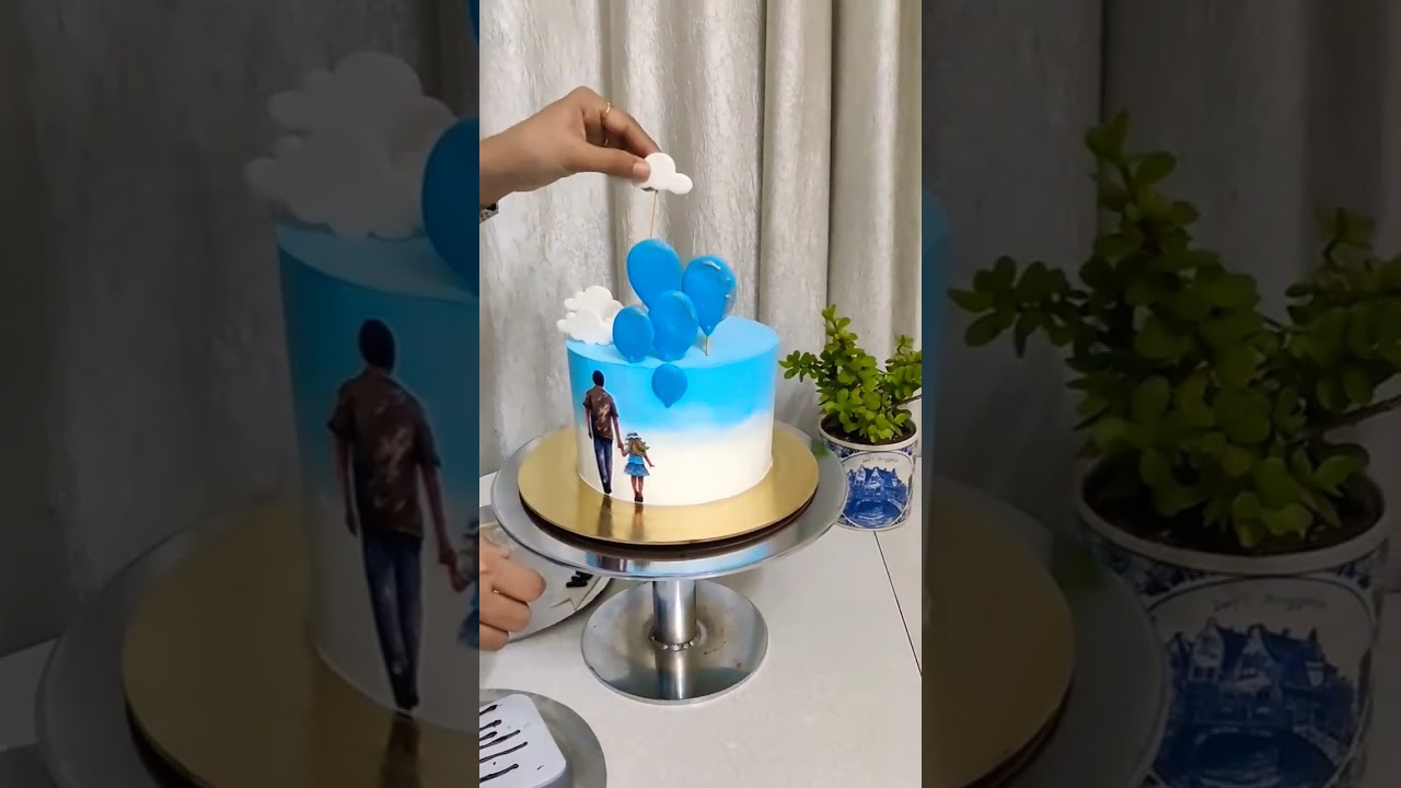 Dad's Birthday Cake..🥰🥰🥰 | Father Daughter cake💓 